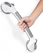 Barra de Apoio para Banheiro com Ventosa 42,5cm, Alça de Chuveiro Antiderrapante Sem Furos, Segurança para Idosos, Deficientes, Cadeirantes e Grávidas