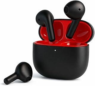 Fone de Ouvido Bluetooth TWS Sem Fio Preto, Earbuds Bluetooth 5.4 com Driver 13mm, Estojo de Carregamento, Controle Touch, Microfone Integrado, IPX4 Resistente à Água, Compatível Android, iPhone