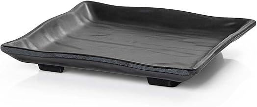 Prato Sushi Sashimi Quadrado 14cm 100% Melamina Gourmet Mix