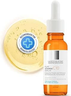 La Roche-Posay Pure Vitamine C10, Vitamina C Pura, Concentrado renovador e corretor, Ácido Hialurônico, Antioxidante, Antirrugas, Rugas e Linhas Finas com 10.01% de desconto por R$ 179,90 na amazon