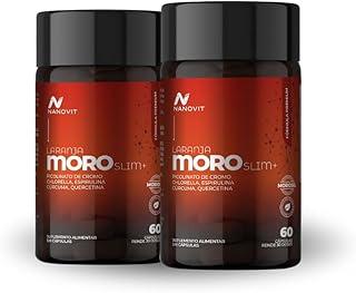 Laranja Moro Slim, Cromo, Spirulina, Curcumina, Chlorella, Quercetina e Própolis - 60 Cáps – Nanovit (2)