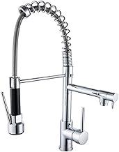 ELORIA Torneira de Cozinha Gourmet, Monocomando Flexível, Acabamento Aço Inox Cromado, Estilo Moderno