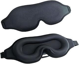 Máscara de Dormir 3D Blackout Total – Tapa Olho Confortável com Bloqueio de Luz – Ideal para Sono Profundo, Viagem e Descanso Premium