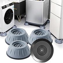 Pé Para Móveis E Máquina Lavar Regulador Anti Vibração Universal – 04 Peças