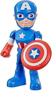 Figura Spidey e Seus Amigos Espetaculares da Marvel Captain America: Steve Rogers em Tamanho Grande com 14.68% de desconto por R$ 85,31 na amazon