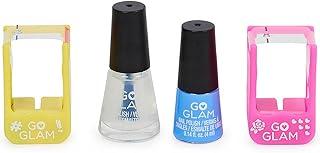 SUNNY, Go Glam, Refil Nail Design, Pequeno, Cor Azul e Top Coat, Acima de 8 anos