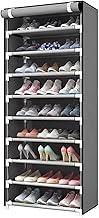 Porta Sapatos Sapateira Fechada Armário Organizador Dobrável 9 Prateleiras