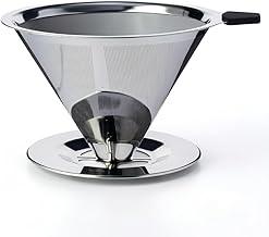 Filtro Coador de Café 103 em Aço Inox Reutilizável Sem Papel com Malha Fina e Fácil Limpeza