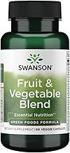 Mistura Frutas e Vegetais Swanson 60 Capsulas Importado