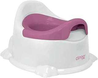 Clingo Troninho Infantil com Assento Removível, Branco e Rosa
