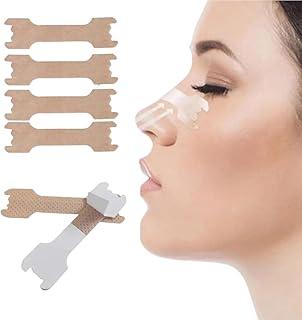 Dilatador Nasal Adesivo Anti Ronco Kit com 10 Unidades Tiras Nasais com Embalagem Individual Melhora do Sono Fluxo de Ar Tamanho Padrão Universal Acessório Respiração