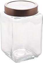 LYOR - Pote de Vidro Com Tampa de Metal e Acrílico Gran Gastro Rosé 1,7L - Organização - Decoração - Utensílios de Cozinha - Enxoval - Armazenamento - Utilidades Domésticas