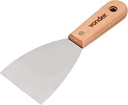 Vonder, Espátula De Aço Inox, 3.1/8" - 79 Mm, Com Cabo De Madeira.