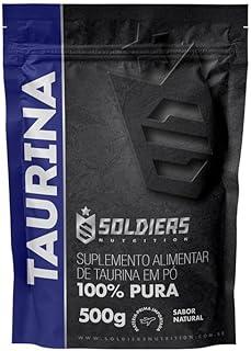 L-Taurina 500g - 100% Pura Importada - Soldiers Nutrition