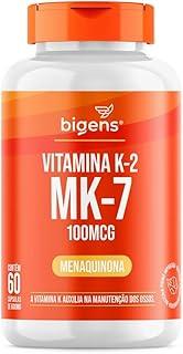 Vitamina K2 Mk-7, (Mk7) 100 Mcg, 60 cápsulas, Biogens