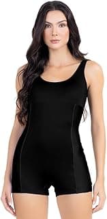 Maiô Natação Feminino Adulto Hidroginástica Recorte Lateral Poliamida Premium Resistente ao Cloro Sem Bojo Proteção UV