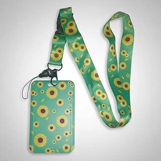 Cordão Autismo Quebra Cabeça Porta Crachá Autista Cartão Identificação Personalizado Bilhete Único Escolar Trabalho (girassol)