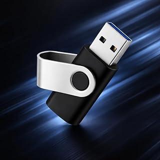 Pendrive Usb 2.0 Preto Pen Drive Compacto Leve Rápido Memória Flash Drive Compatível Com Windows Linux Macbook Som Automotivo Armazenamento Seguro Durável Resistente Linha Super Premium (16, GB)