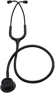 Estetoscópio Profissional Spirit Pro-Lite Adulto - Cabeça Dupla, Hastes em Metal, Leve, Nano Silicone - Black Edition