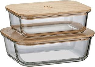 Travessas Refratárias com Tampa de Bambu Electrolux