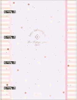 Tilibra - Caderno Argolado Cartonado Universitário com Elástico Soho 48 Folhas