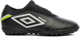 Chuteira Kids Society Sense Preto Branco Verde Umbro U07FB00201-126