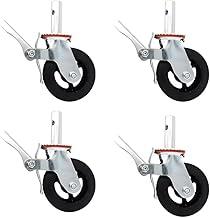 Kit 4 Rodízios Rodas Para Andaime Giratórias Rodinhas C Trava P/Andaime Até 1600kg