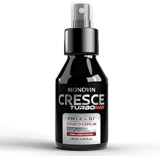 Tônico Turbo 100ml Crescimento capilar Barba E Bigode Sérum Original Registrado ANVISA