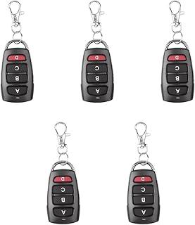 Kit 5 Controle Remoto Cópia Copiar Duplicador Clone Clonador Copiador Alarme Carro Veículo Motor Portão Porta Eletrônico Garagem Casa Residência Condomínio