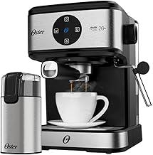 Oster Kit Espresso Oster - Cafeteira Double e Moedor de Café Elétrico Inox - 127V