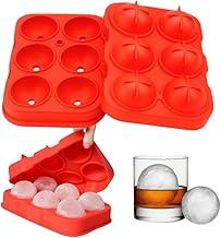 Forma de Silicone para Gelo 6 Esferas - Molde de Gelo Bola para Whisky Gin Drinks Coquetéis - Forma Silicone flexível e resistente - Gelo Derretimento Lento - UpShop