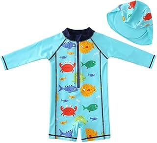 Pulpo Roupa de Piscina Bebê Menino com Chapéu, by Acqua di Mare