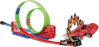 Pista com Lancador Duplo Looping 360 Wellmix