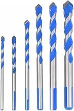 Kit de Brocas para Azulejo e Cerâmica, 6 Peças, Revestimento em Azul, Multiuso