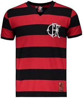 Braziline Camiseta Flamengo Flatri Zico, Vermelho/Preto, G