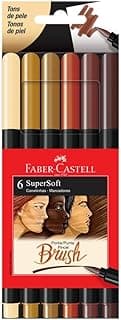 Faber-Castell CANETA BRUSH SUPERSOFT - TONS DE PELE, Modelo: 15.0706SOFTTP