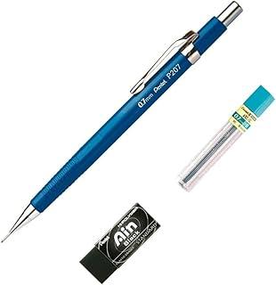 Pentel Lapiseira Sharp P200 + Grafites + Borracha 0.9 mm Azul SM/P207-CMBP