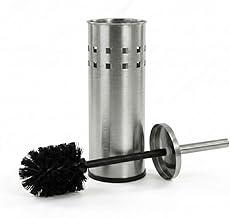 Euro Home - Escova Sanitária com Suporte em Aço Inox - BAN6682