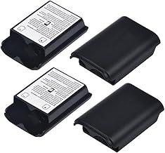 4 Unidades Suporte E Tampa Pilha De Controle Preta Caixa Pilhas Compatível Controle Video Game