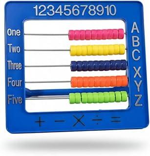 Ábaco Escolar Design Durável Cores Contrastantes Base Estável Versátil e Educativo (Azul)