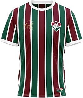Braziline Camiseta Fluminense Marcelo, Vinho/Branco/Verde