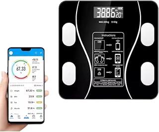 Balança Digital de Bioimpedância com Bluetooth e Aplicativo para Medição de Gordura Premium Análise Corporal Instruções Em Português