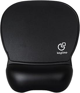 Mouse Pad Keytime SurfacePro Tecido com Apoio de Pulso em Gel Preto 240 x 210 mm KYT00018