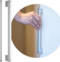 Puxador Linea Alumínio Para Guarda Roupas Alça Gaveta 224mm (Cromado Fosco)