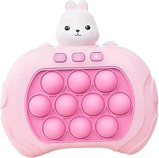 PopIt Eletrônico Fidget Brinquedo Bolhas Relante Anti Stress Pop It Infantil Crianças Adulto Toy Diversão Sensorial com Luzes e Sons Brinquedo de Apertar (Coelho)