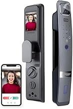 Fechadura Digital Wi-Fi FDH20 com Reconhecimento Facial 3D, Senha, Cartão e Chave Mecânica – Grafite – Segurança Inteligente para Portas