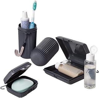 Kit Viagem Masculino, Box Viagem, Saboneteira com Trava e Box Multiuso Plasútil