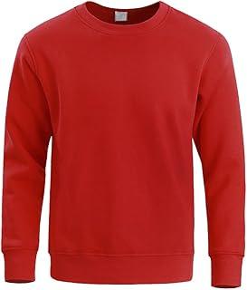 Moletom Masculino de Frio Liso Gola Careca Flanelado e Macio