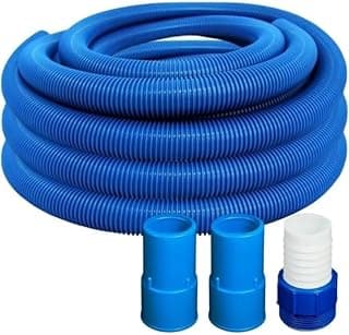 Mangueira Para Aspirar Piscina Flexivel Flutuante Reforçada Com 6 Metros Premiun Com Ponteiras e Adaptador