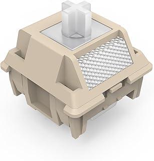 Switch para Teclado Mecânico Redragon Tiger Tátil Bege 50gf POM 3 Pinos com Lente Difusora para LED 38un A118HP-PC